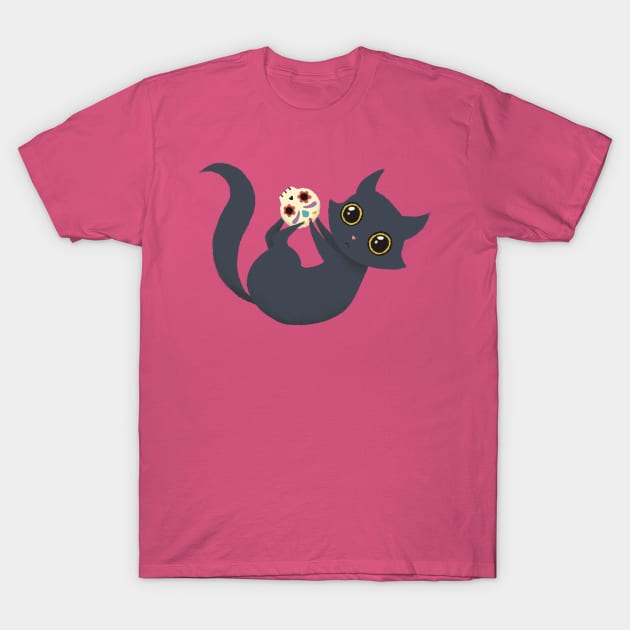 Kitty sugar skull T-Shirt by Laura_Nagel